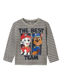 NAME IT Paw Patrol Bluse Jasper Grey Melange